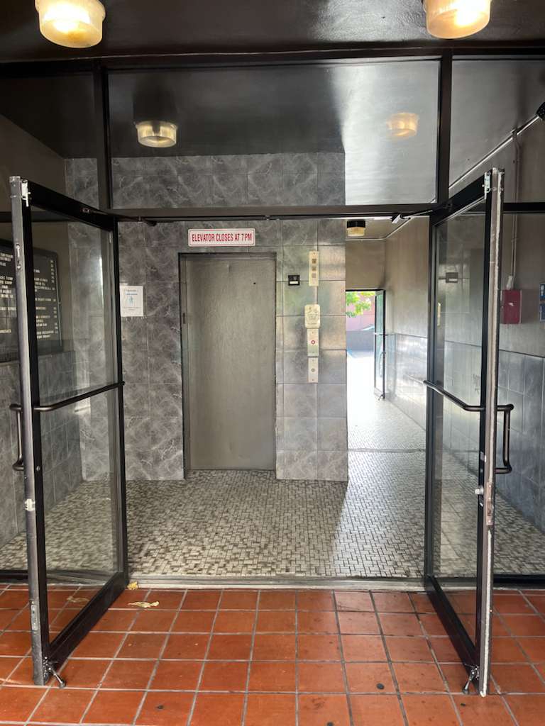 Elevator to our floor